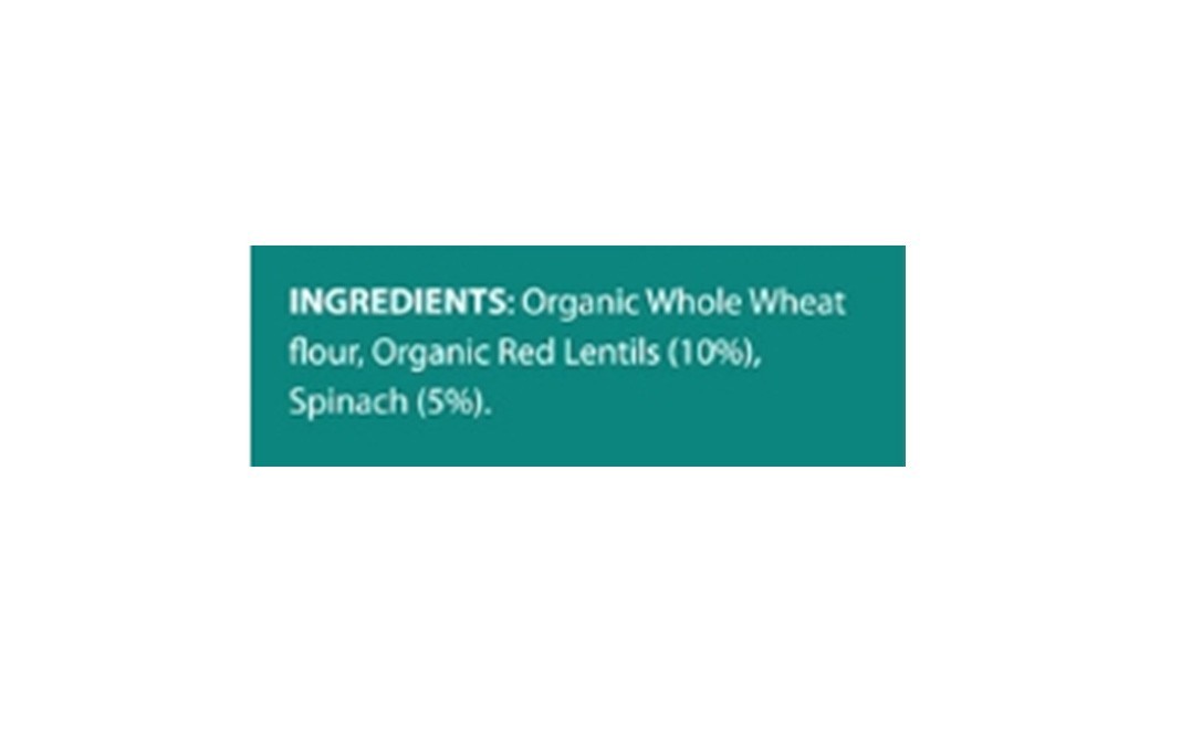 Mimmo Organics Power Twirls Pasta, Whole Wheat Red Lentils Spinach   Box  250 grams